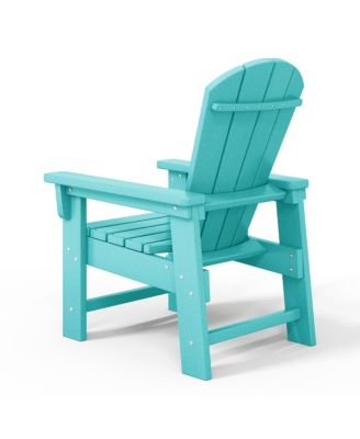 Kids Outdoor HDPE Adirondack Plastic Patio Chair