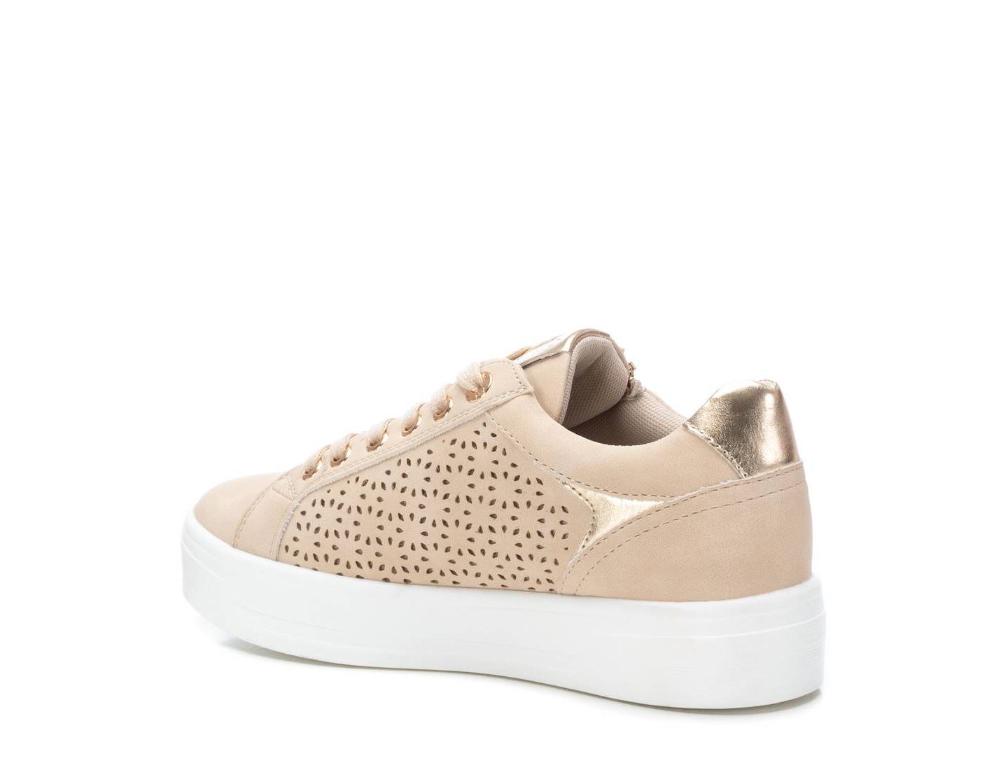 Женские кроссовки XTI Lace-Up, цвет: Бежевый — фото 3