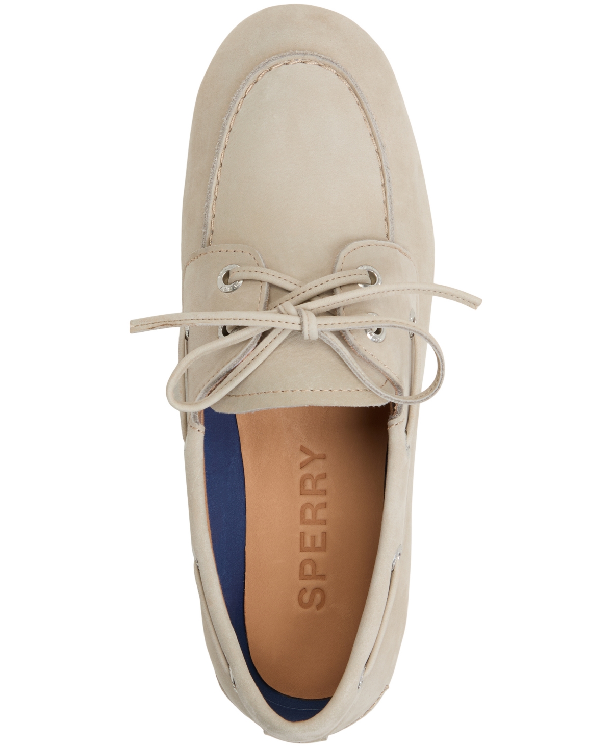 Sperry Women's Slim Lace-up Boat Shoes In Light Gray