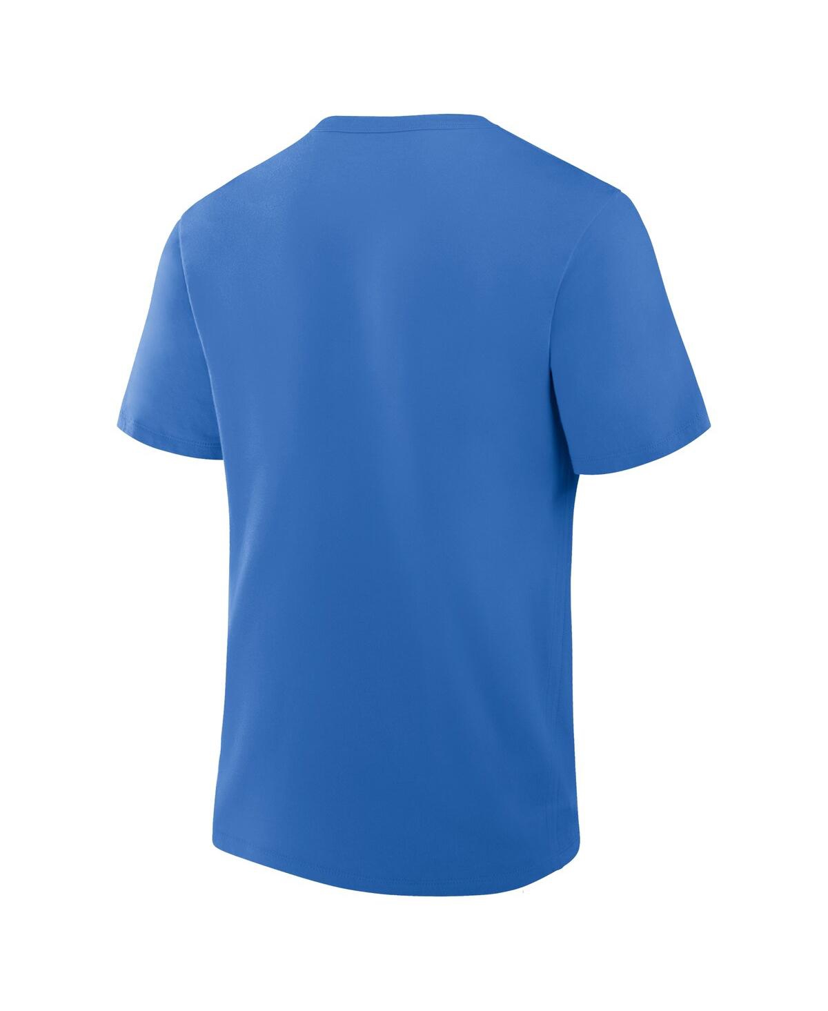 Fanatics Men's Blue Los Angeles Chargers Legacy Cotton T-shirt In Blue