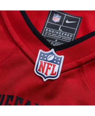 Men's Bucky Irving Red Tampa Bay Buccaneers Game Jersey