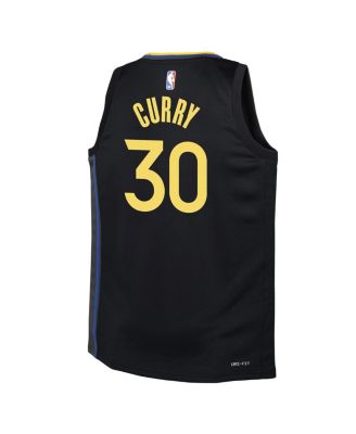 Big Boys and Girls Stephen Curry Navy Golden State Warriors Swingman Jersey - Statement Edition