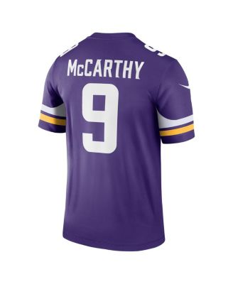 Men's&nbsp;J.J. McCarthy Purple Minnesota Vikings Team Legend Player Performance Jersey