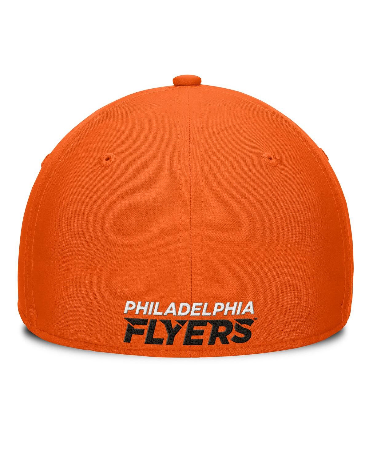 Fanatics Men's Orange Philadelphia Flyers Core Primary Logo Flex Hat In Orange