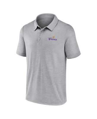 Men's Gray Minnesota Vikings Making Waves Polo