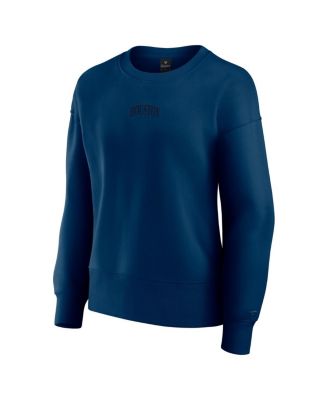 Women's Navy Houston Texans Elements Pullover Sweatshirt