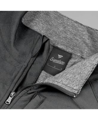 Men's and Women's Black/Heather Gray Buffalo Bills Front Office Tonal Full-Zip Jacket