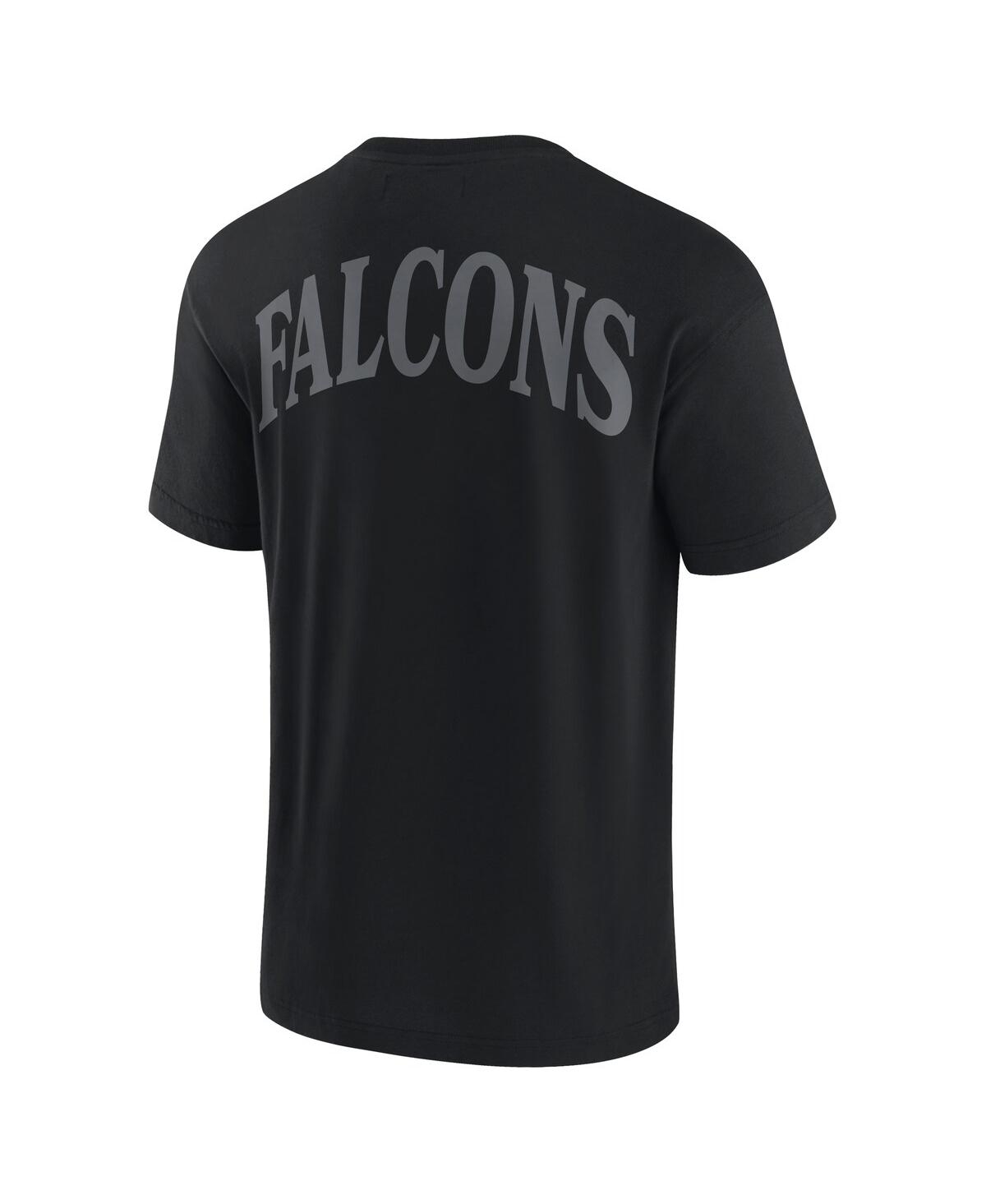 Fanatics Men's And Women's Black Atlanta Falcons Elements Iconic T-shirt In Black