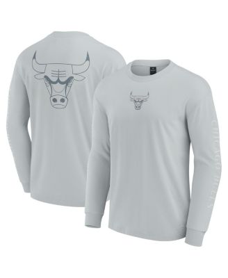 Fanatics - Men's Gray Chicago Bulls Elements Strive Long Sleeve T-Shirt