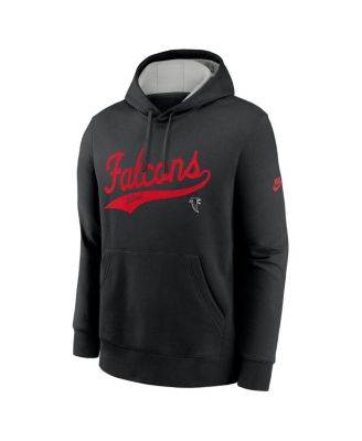 Men's Black Atlanta Falcons Rewind Club Logo Pullover Hoodie
