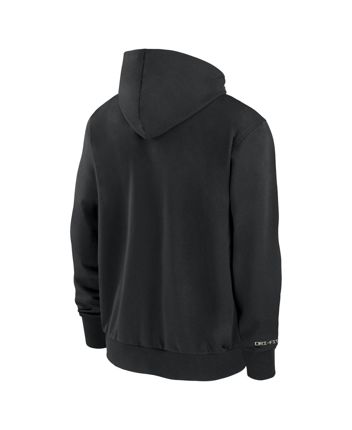 Nike Men's Black Tennessee Lady Volunteers On-court Performance Full-zip Hoodie In Black