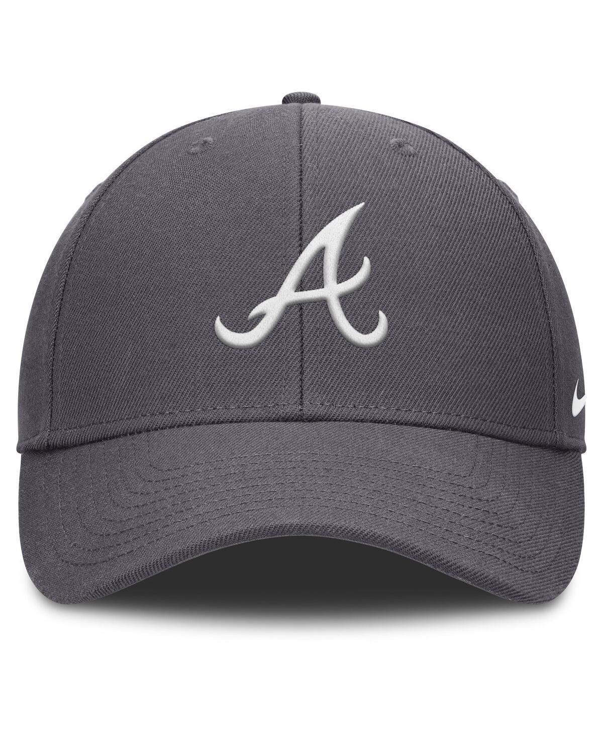 Nike Men's Gray Atlanta Braves Pro Performance Snapback Hat In Gray