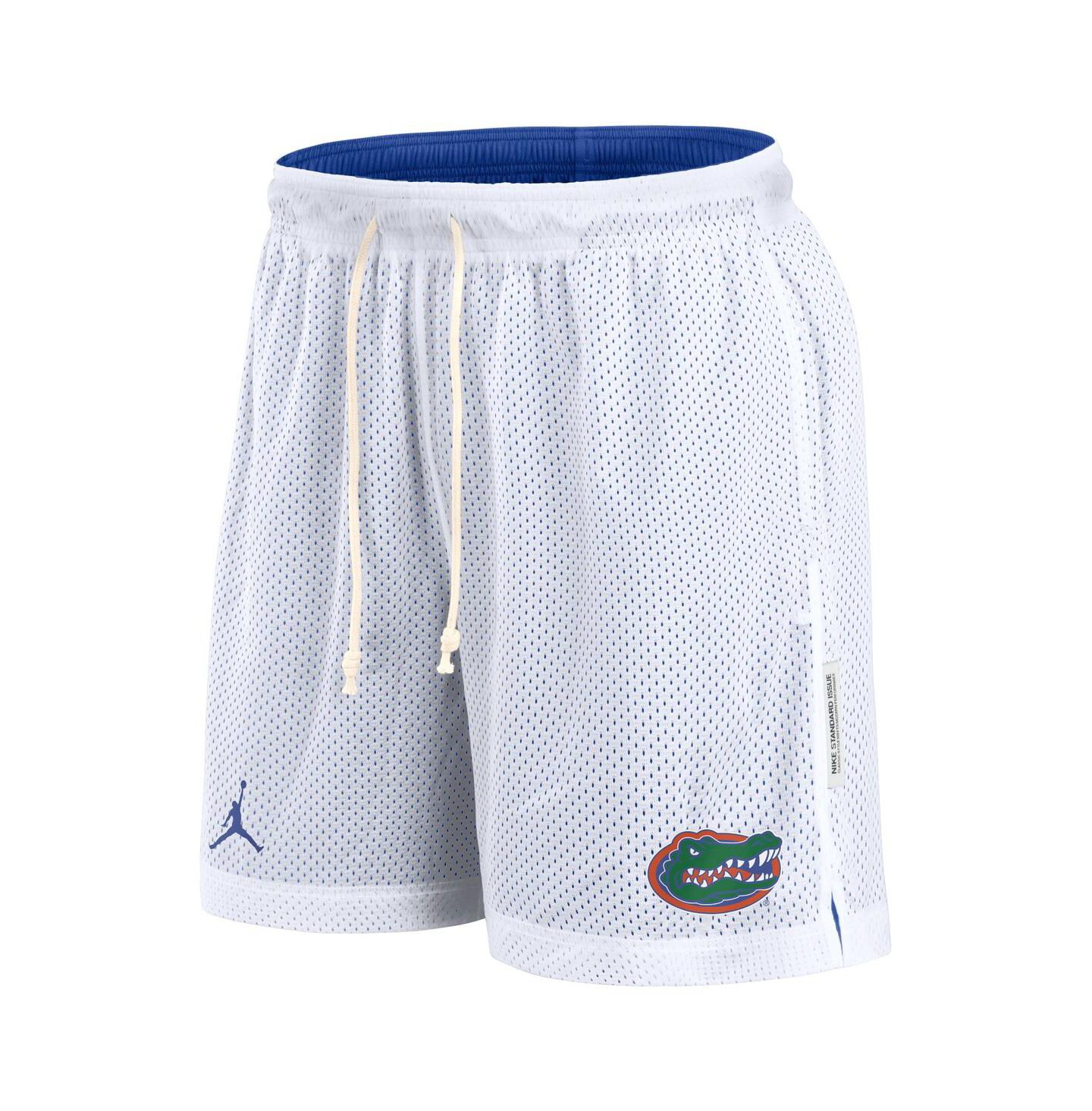 Мужские шорты Jordan White/Royal Florida Gators Primetime Reversible — фото 4