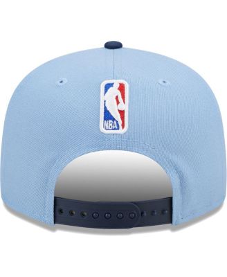 Men's Light Blue Memphis Grizzlies/Navy Jersey Hook Statement Edition 9FIFTY Snapback Hat