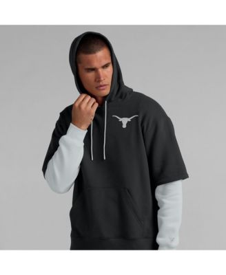 Men's Black Texas Longhorns Sleek Pullover Hoodie