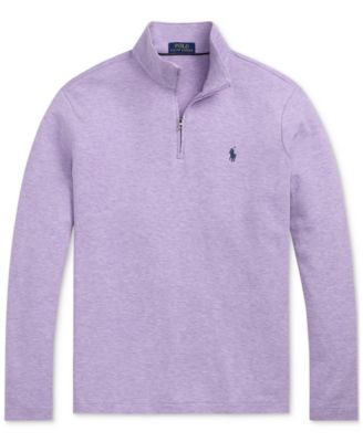 Men's Cotton-Blend Jacquard Pullover