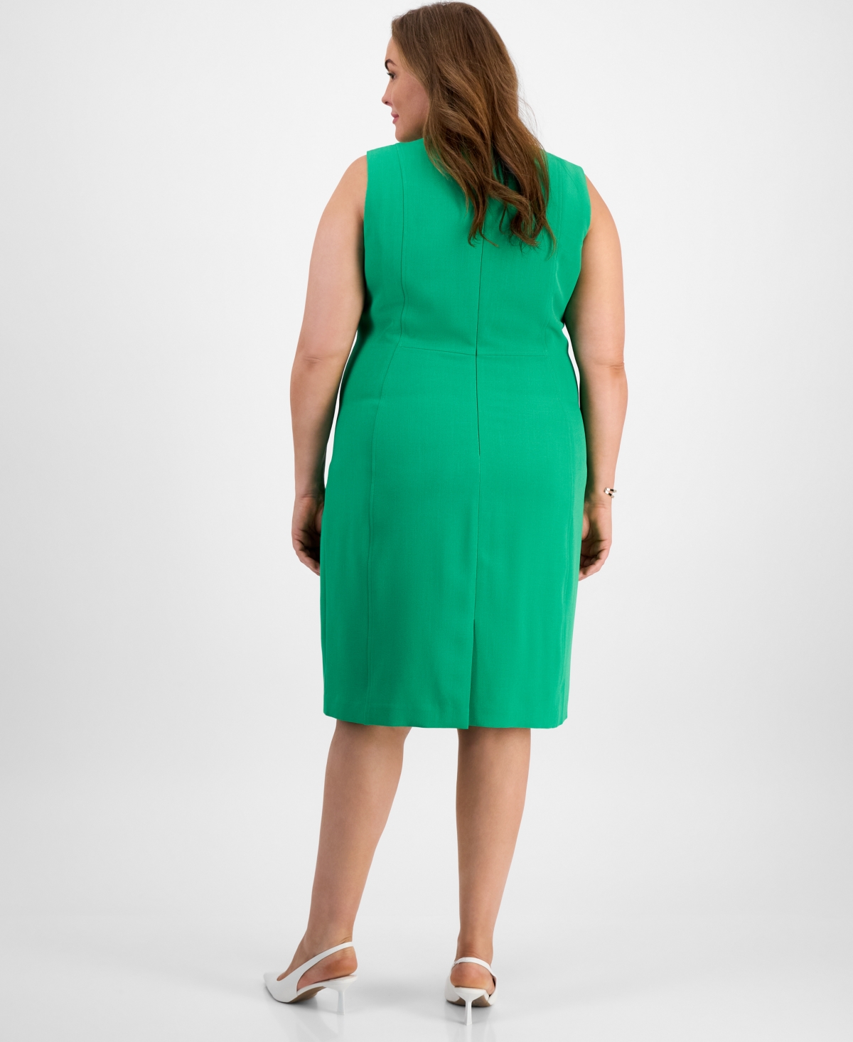 KASPER PLUS SIZE SHEATH DRESS 