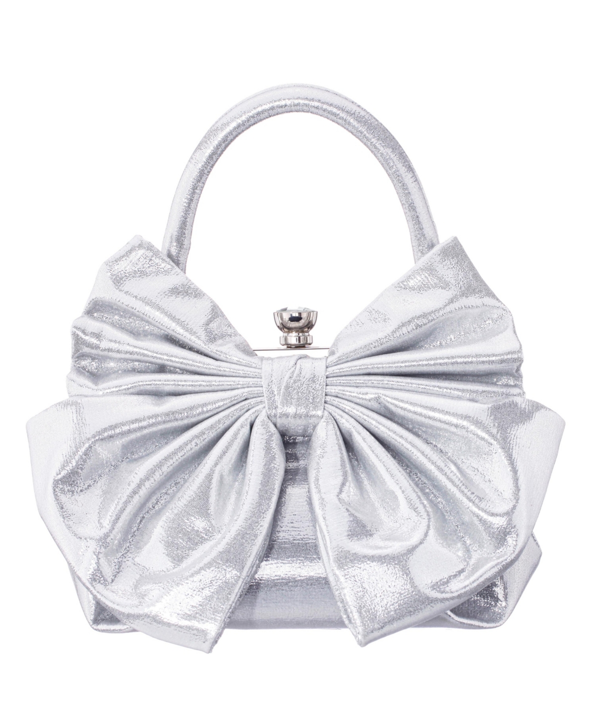 Small Bow Frame Crossbody Bag - Ivory