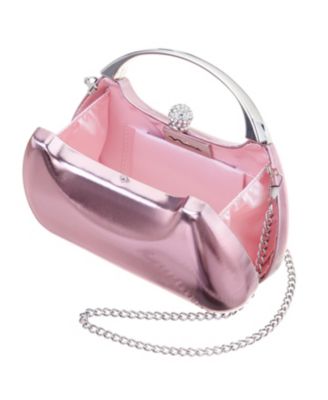 Minaudiere with Metal Handle Clutch