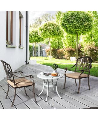 Phoenix Cast Aluminum Cocktail Table for Outdoor Entertaining