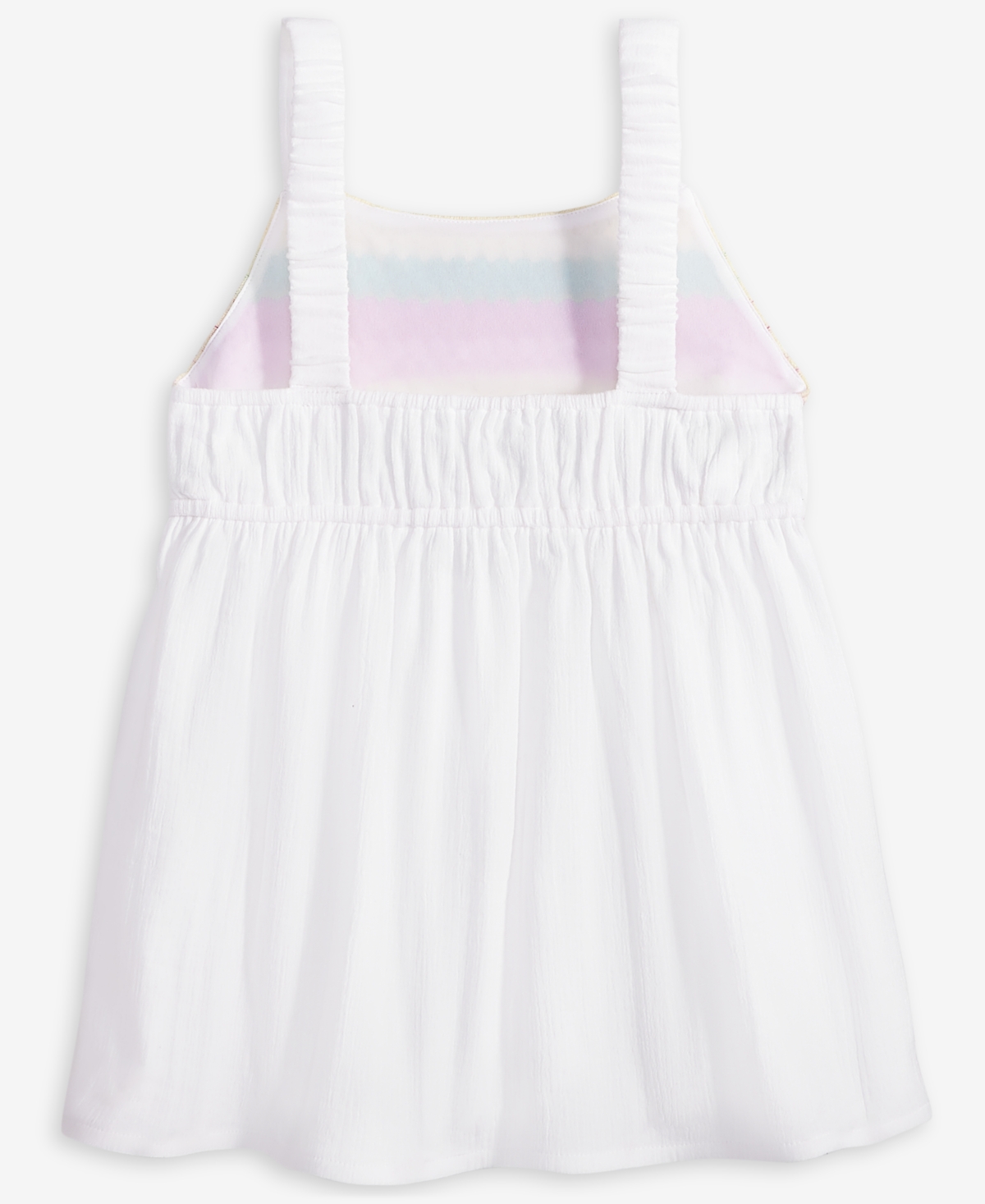 Epic Threads Kid Girl Cotton Multi Crochet Swing Tank Top, Exclusively At Macy's In Bright Whi