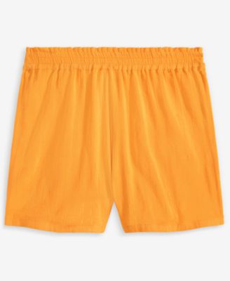 Big Girl Cotton Wide Volume Shorts, Created for Macy's