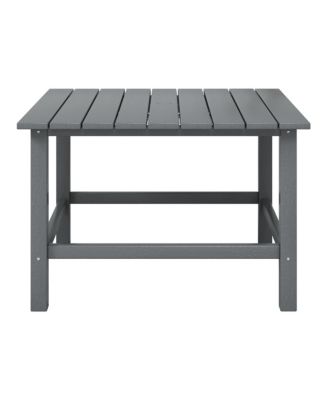 Kids Outdoor Patio Furniture HDPE 30" Wide Square Dining Table