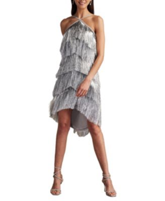 Women's Remedy Metallic Fringe Mini Dress