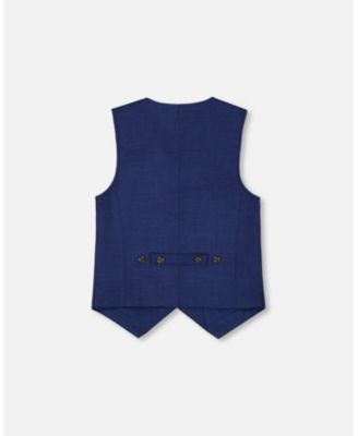 Big Boys Sleeveless Vest Navy Blue