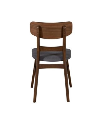 Liberty Furniture Panel Back Side Chair- Grey (RTA)- Set of 2 Contemporary Brown