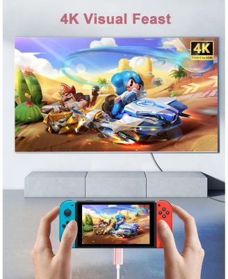 USB C to HDMI Multiport Adapter, 3 in 1 USB C Hub with USB 3.0 Data Port, 4K HDMI Port & PD Max 100W Charging for USB C Phones, Tablets, iPad Pro, Surface, Laptops, Switch, Dell XPS and More