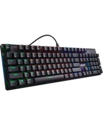 Nitro Gen 2 Wired Gaming Keyboard - RGB Illuminated Keyboard | 100% Anti-Ghosting (N-Key Rollover) | Mechanical Axis | Ergonomic Arc Keycaps | Embedded Multimedia Keys, (Pack of 1)