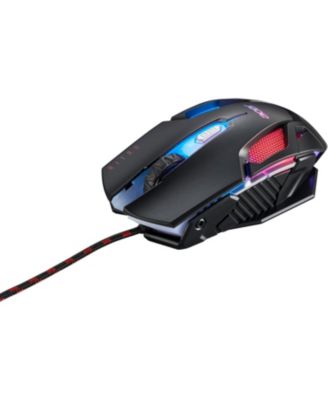 Nitro Gaming Mouse III: 6D Optical Gaming Mouse with High 125MHz Polling Rate | 7 Colorful Breathing Lights with LED Logo and Pattern | 6 Optional DPI Shifts (800-7200) | 6 Buttons