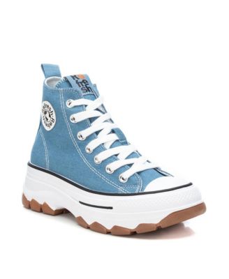 Women's Canvas High-Top Sneakers By XTI