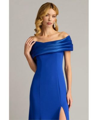Women's Dalton Contrast Off-Shoulder Gown