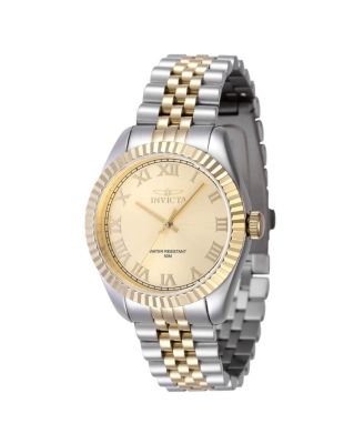 Women's 47416 Specialty Quartz 3 Hand Gold Dial Watch