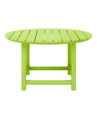 Kids Outdoor Patio Furniture HDPE 38" Wide Round Dining Table
