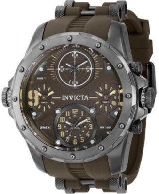 Men's 39357 Coalition Forces Quartz Chronograph Brown Dial Watch