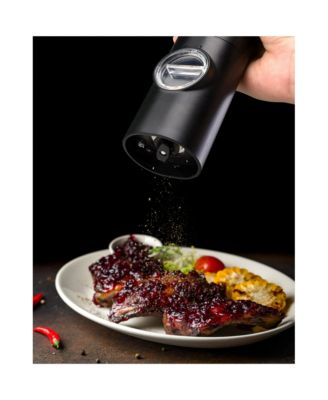 Adjustable Coarseness Automatic Battery-Powered Salt and Pepper Grinder Set