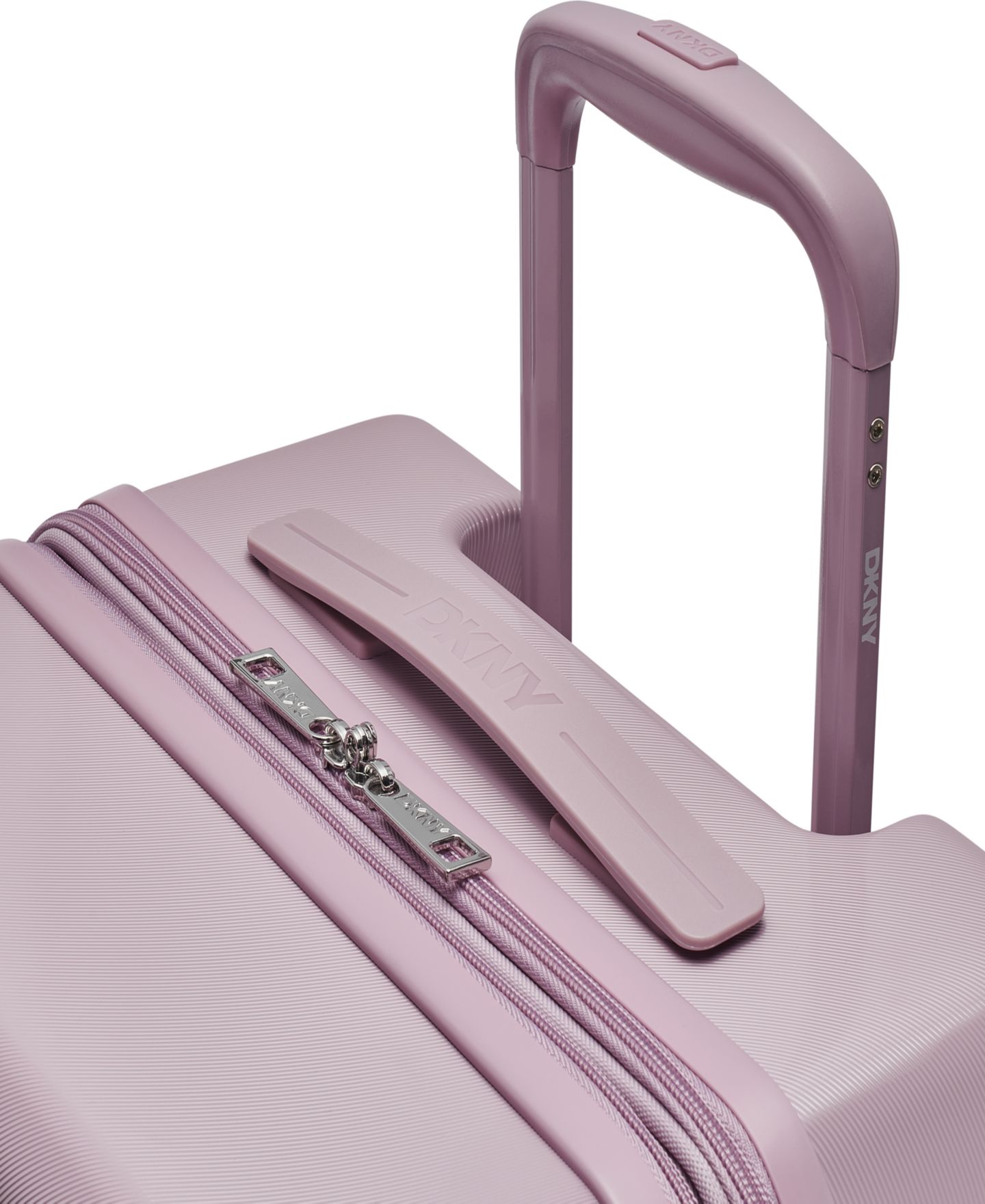 Чемодан DKNY Clean Cut Small Carry-on Spinner, цвет: Лавандовый — фото 7