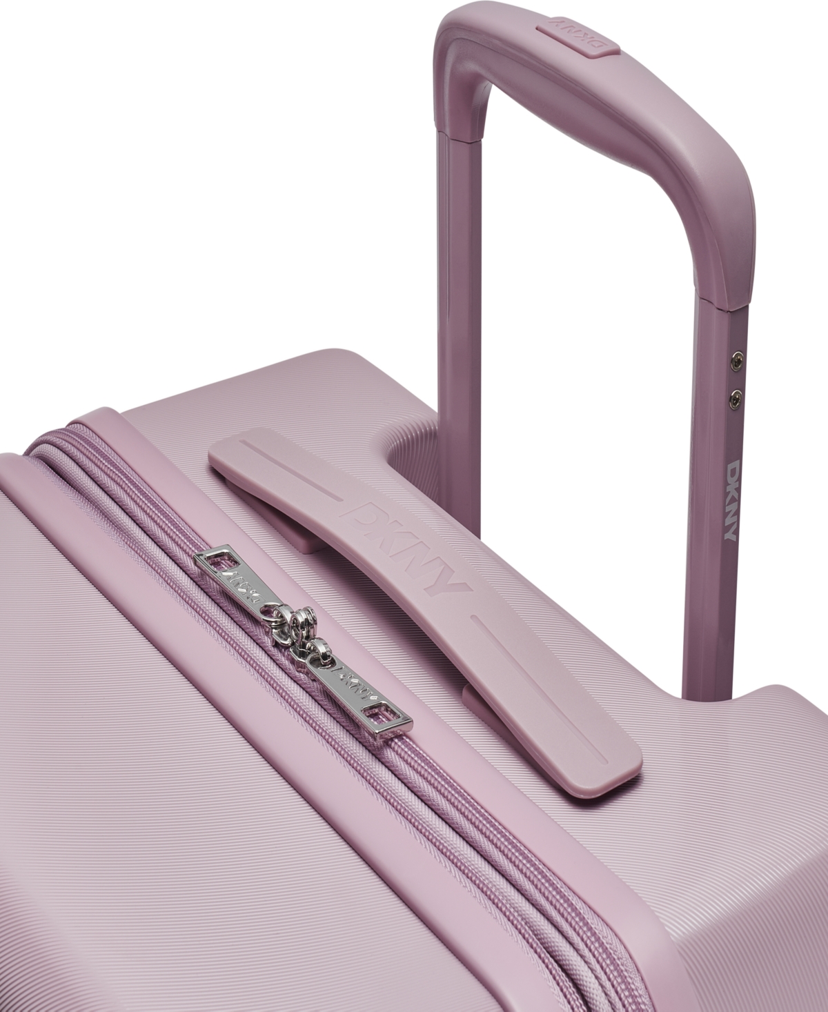 Dkny Clean Cut 21" Carry-on Spinner In Lavender