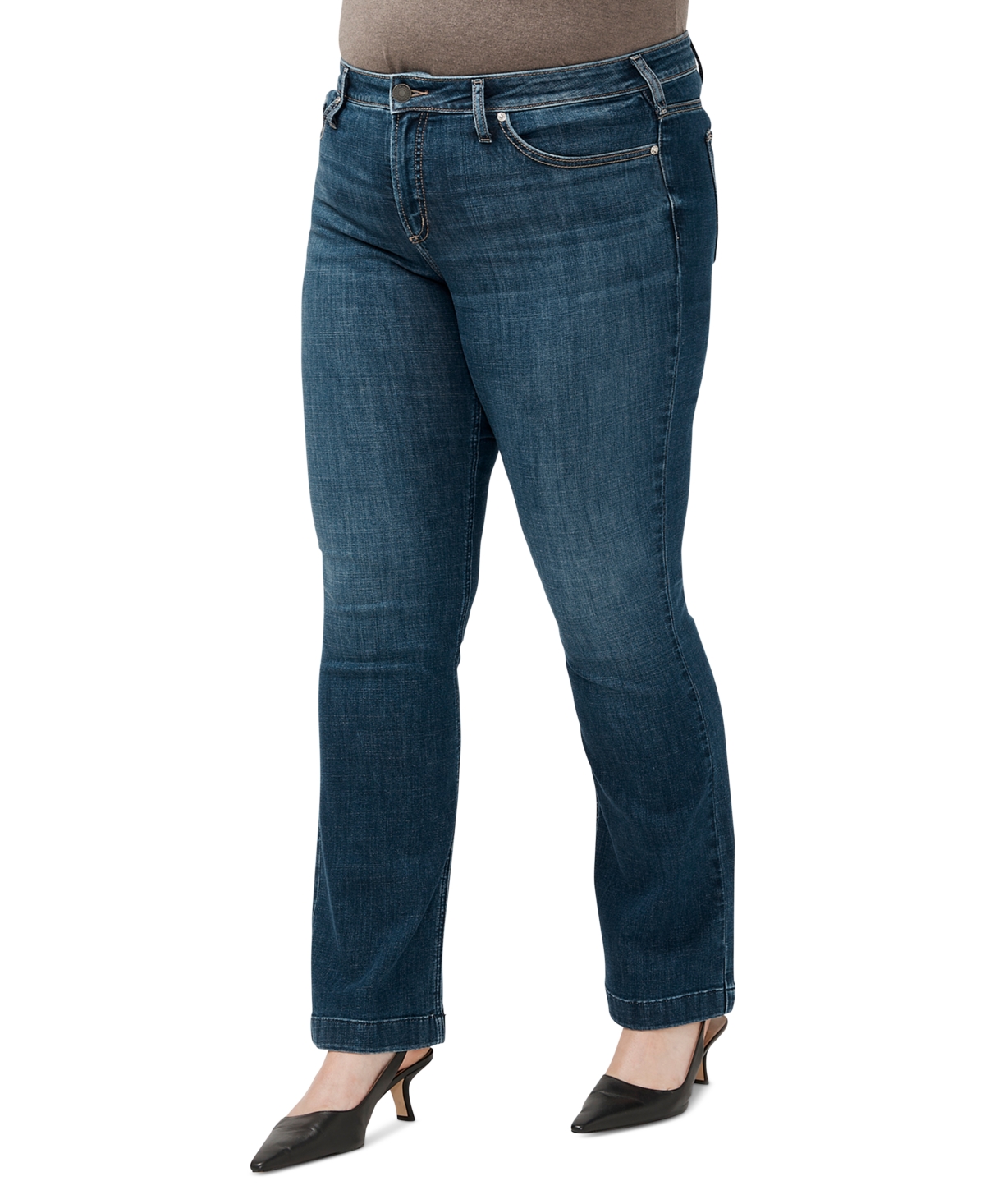 SILVER JEANS CO. PLUS SIZE SUKI BOOTCUT DENIM JEANS 