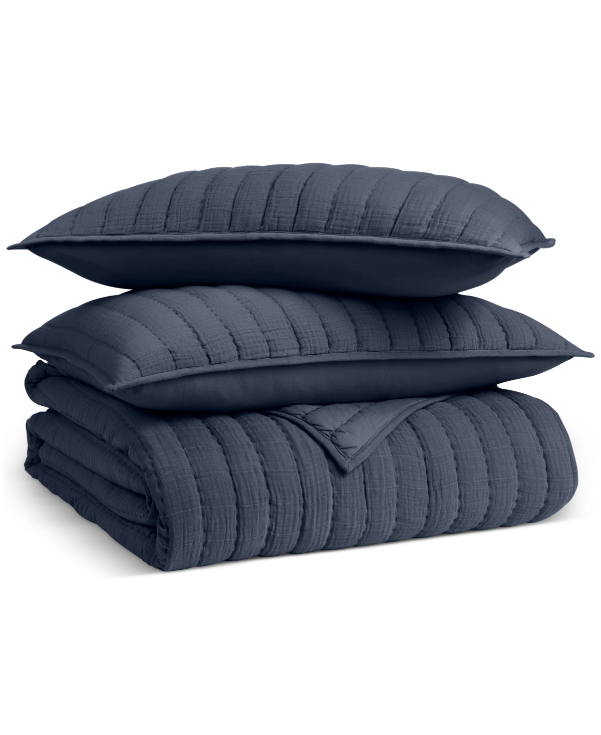 Oake Dream 3-pc. Coverlet Set, Full/queen, Exclusively At Macy's In Navy Combo