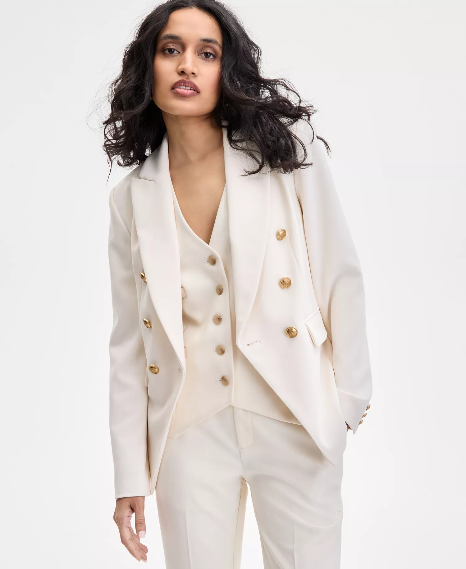 Women's Double-Breasted Blazer