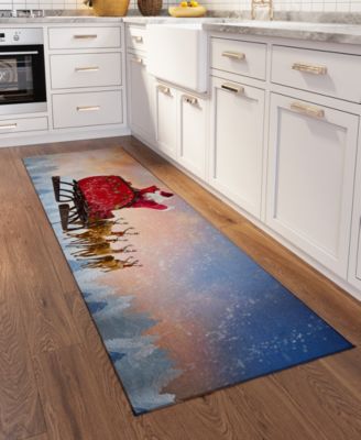 Wonderland Washable WN1 2'3x7'6 Runner Area Rug