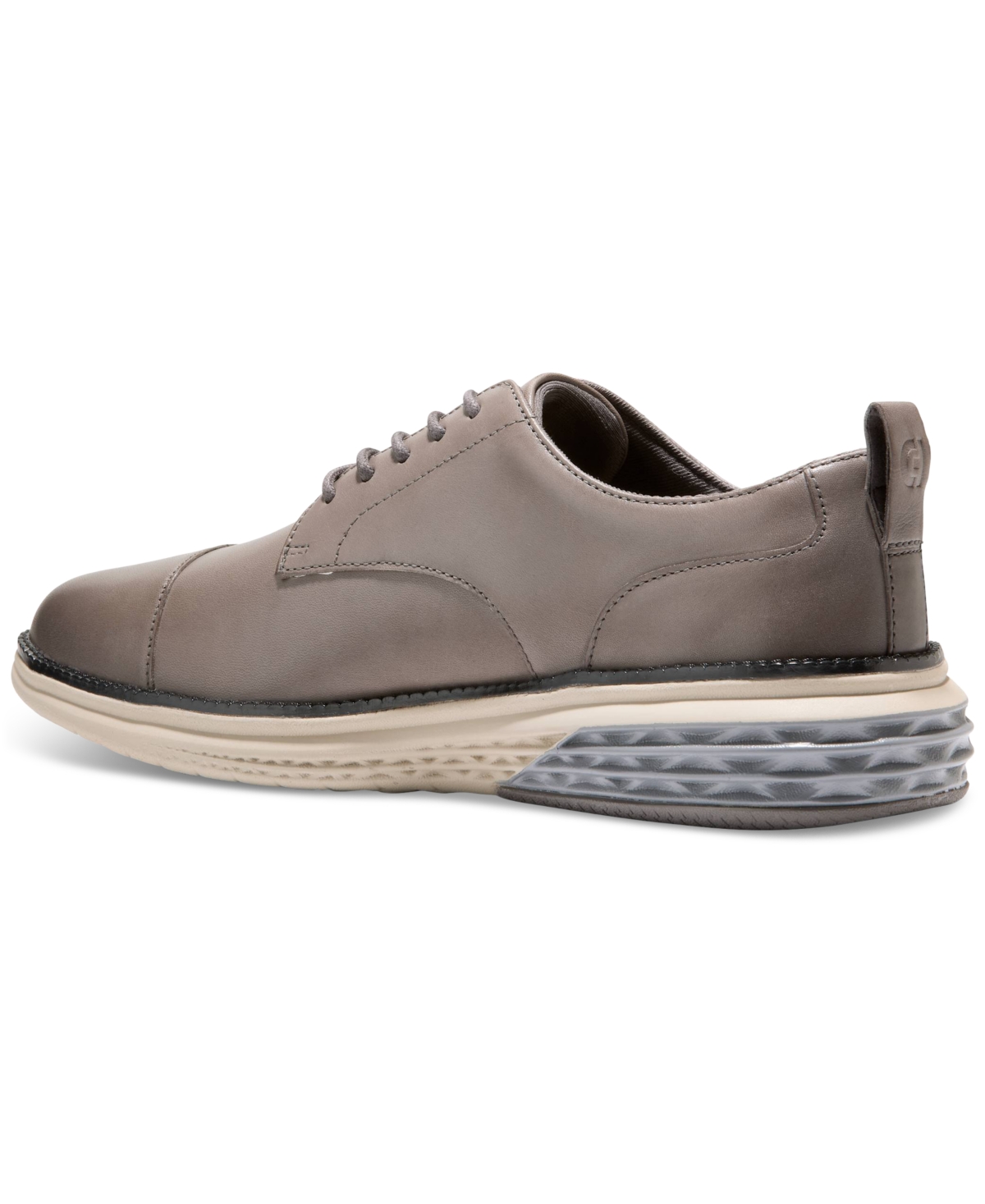 Cole Haan Men's Grand Hurrion Cap-toe Oxford Dress Shoe In Stormcloud-ancient Scroll
