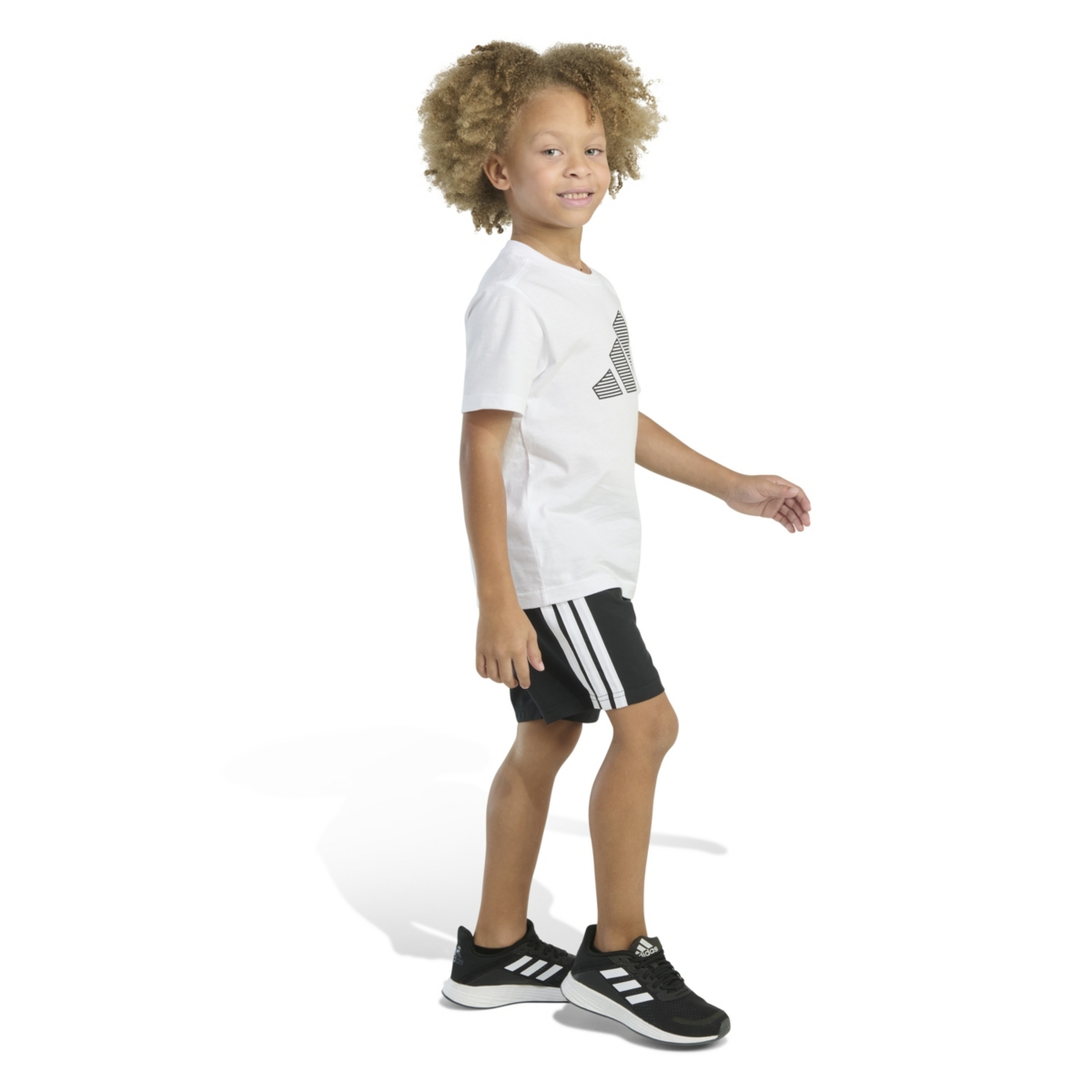 Adidas Originals Toddler & Little Boys Short-sleeve T-shirt & Woven Shorts, 2 Piece Set In White