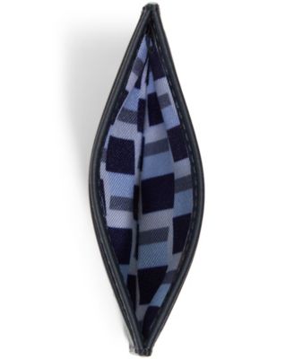 Pebble Navy Leather Wallet 