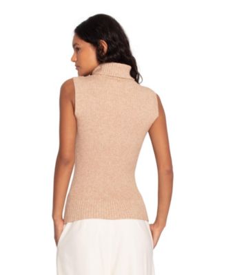 Women's Equation Sleeveless Turtle Neck Knit