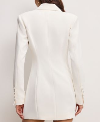 Good American Women's Luxe Suiting Exec Blazer Dress